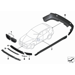 Oryginał BMW - 51127345038