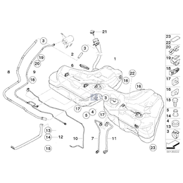 Oryginał BMW - 16136760808