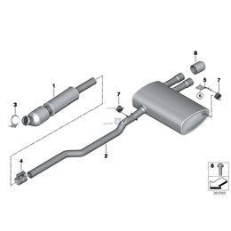 Oryginał BMW - 18308615430