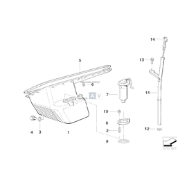 Dla samochodów z Wersja krajowa Japonia, O-Ring - 12611277602