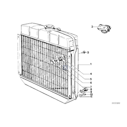 Dla samochodów z Klimatyzacja, Radiator - 17111110863