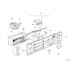 Regulator ogrzewania - 64118351114