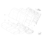 Element piankowy fotela - 52207118746