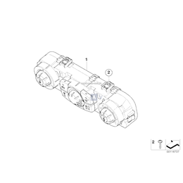 Panel obsługi automatycznej klimatyzacji - 64119129440