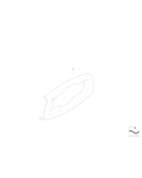 Osłona panelu obsł. świateł - 61317965458