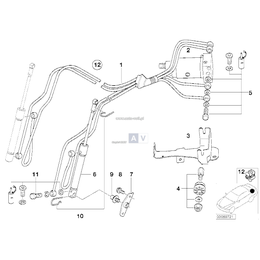 Mocowanie cylindra hydraulicznego - 54347006946