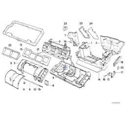 Uchwyt bocznej osłony - 64118350037