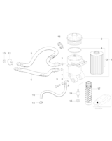 Filtr oleju z podł. do chłodnicy oleju - 11421405197