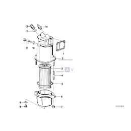 Podstawa filtra oleju - 11421285909