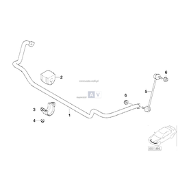 Stabilizator przedni - 31351097261