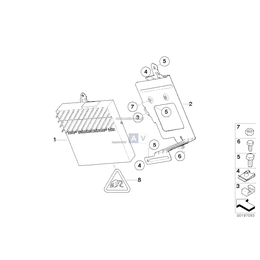 Uchwyt wzmacniacza systemu Hifi - 65126927696