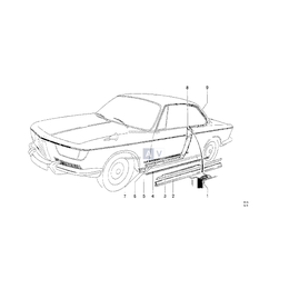 Szyna lewa - 51136740136