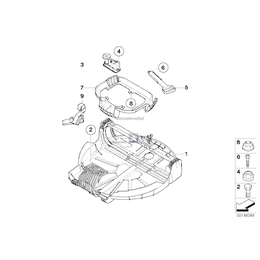 Mechanizm do opuszczania koła zapasowego - 51713452198