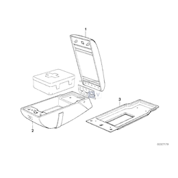 Podłokietnik dolna część, skóra - 52201914615