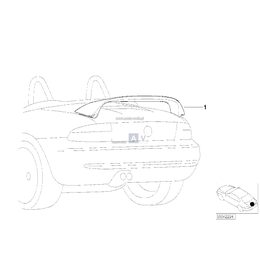 Not in conjunction with Deck Lid Rack, Spoiler - 82110007800