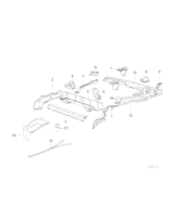 Podłużnica tylna lewa - 41111948097
