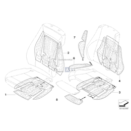 Element grzejny podparcia ud - 64117141491