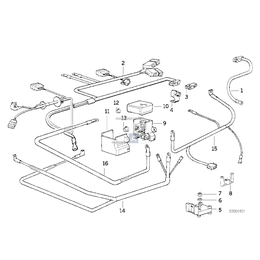 Przewód alternator-wyprowadz. B+ - 12421741072