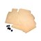 Dywaniki welurowe komplet VENETOBEIGE BMW F10 F11 520 523 525 528 530 535 550 M5 - 51477220447