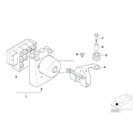 Wspornik agregatu hydraulicznego - 34511165048