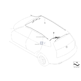 Oryginał BMW - 61123412556