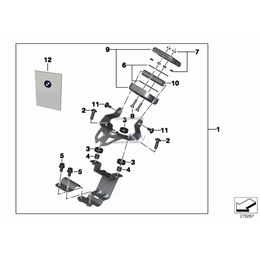 Uchwyt nawigatora BMW Motorrad - 77528527019