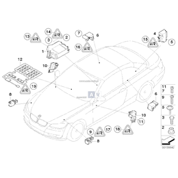 Sterownik poduszki powietrznej - 65779248298