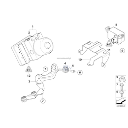 Wspornik agregatu hydraulicznego - 34516767905