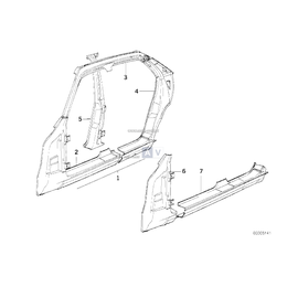 Bok nadwozia lewy - 41005035973