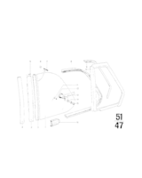 Mechanizm szyby uchylnej - 51361820320