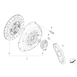 Łożysko wyciskowe sprzęgła - 21517536725