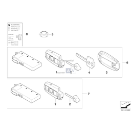 Set of keys with CAS control unit - 51210035794