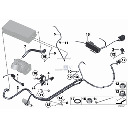 Wiring harness, DME - 12514573019