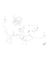 Uchwyt przewodu podciśnieniowego - 13717521170