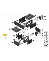 Płyta dystansowa modułu ramy - 61224575349