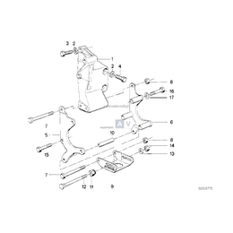 Opaska zaciskowa BMW E32 E34 730 735 530 535 M5 - 12311714450