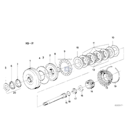 Zestaw naprawczy sprzęgła A - 24231215063