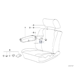 Podłokietnik lewy, szt. skóra - 52108140485