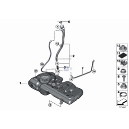 Oryginał BMW - 16127313557
