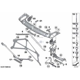 Śruba BMW E61 F01 F06 F10 F12 F13 F20 F25 F30 F36 F39 F45 F48 MINI G05 G06 G12 G20 - 07147234925