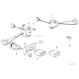 Włącznik tylnych świateł p/mgłowych - 61311380352
