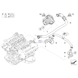 Rubber mounting - 11727838320