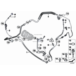 Przewód ssący parownik-kompresor - 64539237131