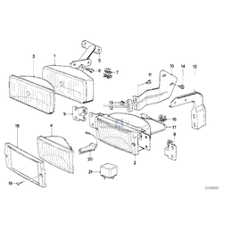 Lampa przeciwmgłowa lewa - 63171375065