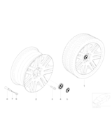 Obręcz koła aluminiowa - 36116753239