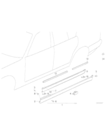 Osłona lewa, Przy zamawianiu podać kod koloru - 51219068592