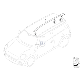 Reling dachowy prawy, tylko w połączeniu z - 51137174118