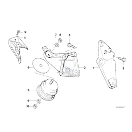 Osłona termiczna BMW E30 318is M42 - 11811137771