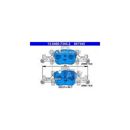 KLOCKI HAM. BMW P. 3/4/5/6/7/X3/X4/X5/X6/IX3 2,0-4,4 15-