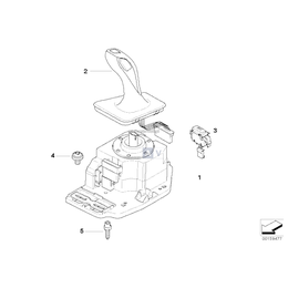 Uchwyt dźwigni zmiany biegów - 61319208271